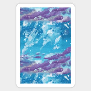 Beautiful Turquoise Sky Sticker